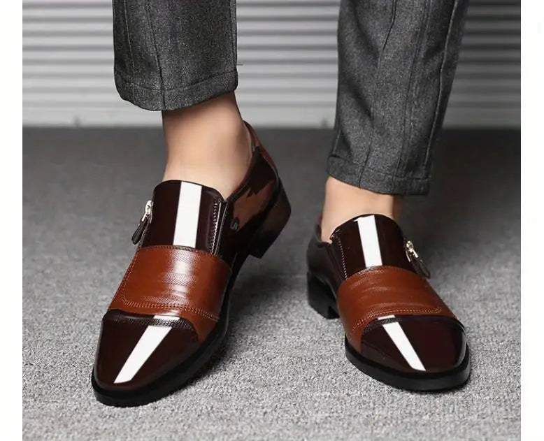 Stylish Zipper Loafers for Men 👞💫Effortless Comfort |Limited Stock ⏰⚡