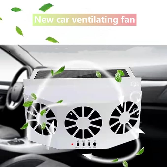 Solar Powered Car Exhaust Fan | FLAT 50% Off 🔥