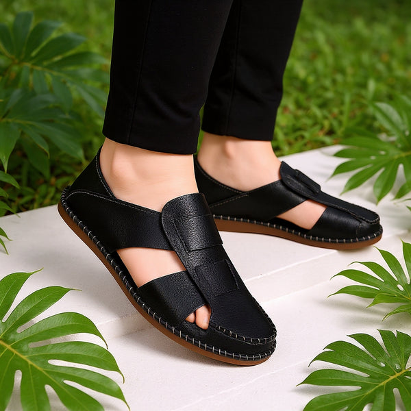 Luxury Sandals - Black and White