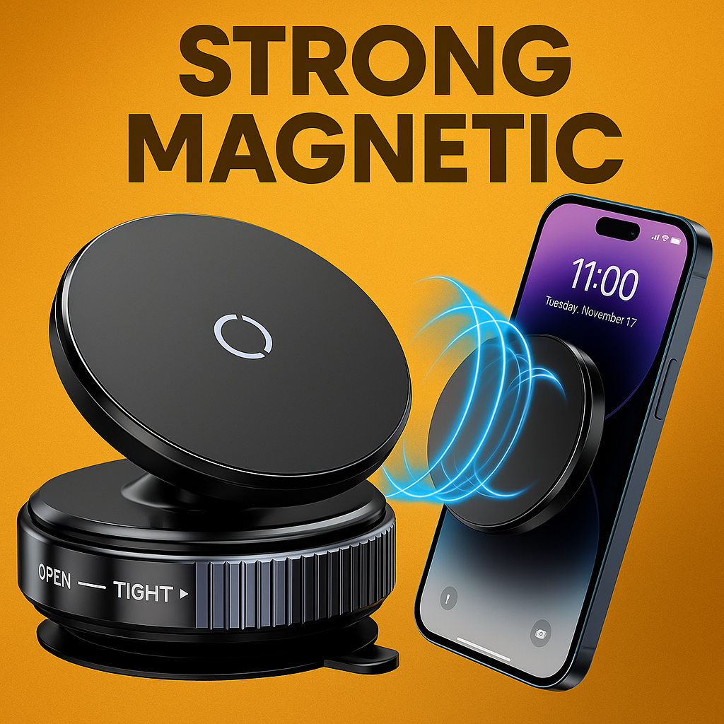 🧲 MaxGrip™-  Magnetic Phone Holder ✅  | FLAT 45% OFF 🔥