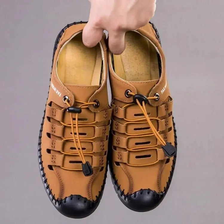 👞 Men's Boss Fisherman Shoes (Black/Brown) | FLAT 50% OFF 🔥