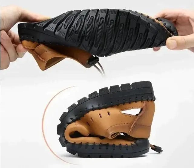 👞 Men's Boss Fisherman Shoes (Black/Brown) | FLAT 50% OFF 🔥