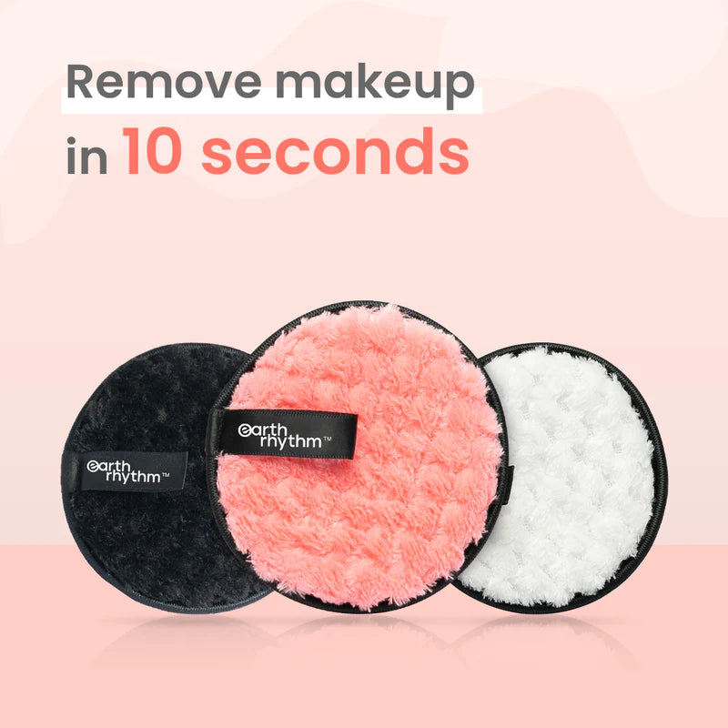 Reusable Makeup Remover Pads 🧽💄✨ | 4-5 Days Delivery 📦 🇮🇳