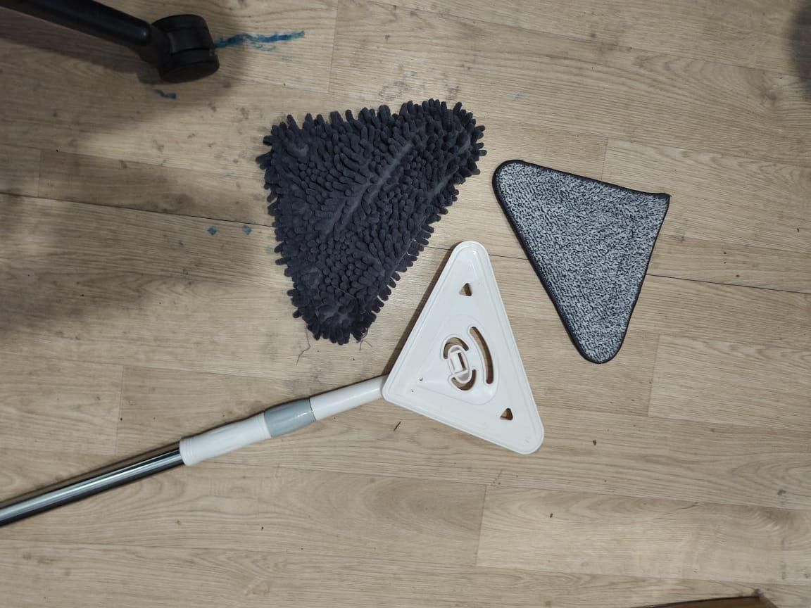 Triangle Mop-Multi-Functional Rotatable Triangle Mop with Long Handle