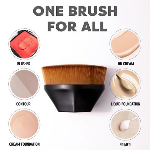Facial Makeup Brush 💄+ (FREE Makeup Remover Pads 🎁)