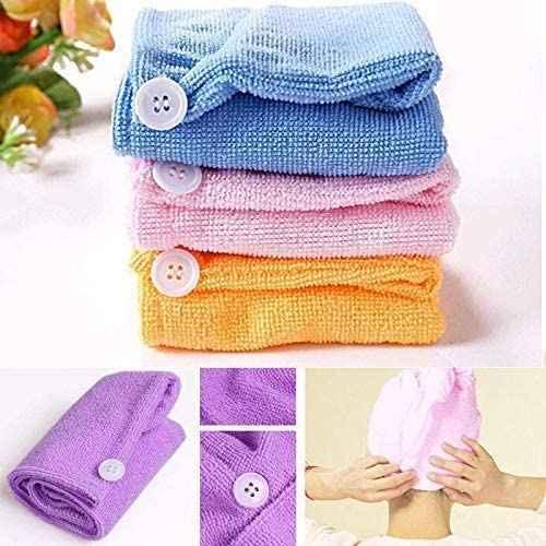 Quick Turban Hair-Drying Absorbent Microfiber Towel/Dry Shower Caps